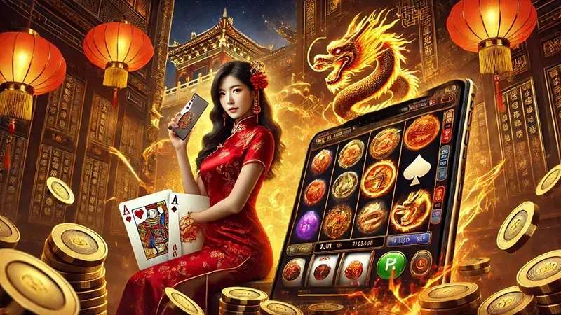 Tampilan permainan slot reel di HOKIWON