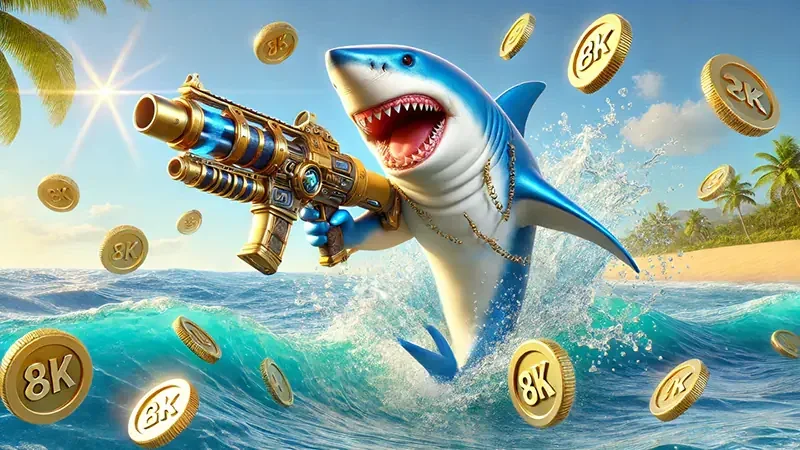Kontrol meriam dan target bawah laut pada permainan tembak ikan mobile